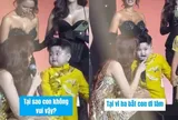 Con trai Lê Dương Bảo Lâm khiến MC nữ xinh đẹp "đứng hình" khi chân thật nói "Ba bắt con đi làm" trên sân khấu