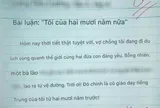 Học sinh làm văn kể cảnh "gặp lại cô giáo 20 năm sau", đọc xong giáo viên cho điểm 0