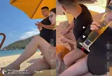 Quang Hải và vợ đại gia Chu Thanh Huyền đưa con đi trốn nóng ở Nha Trang, chồng chăm con, vợ thoải mái diện biniki khoe dáng
