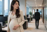 Gặp chồng cũ đến công ty chồng mới xin việc, tôi bế bụng bầu đến chào thì xót xa khi anh vén tóc