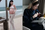 "Hot girl trứng rán" sinh con cho chồng đại gia, được tặng sổ đỏ, cảnh cho con bú ai nhìn cũng thấy thương
