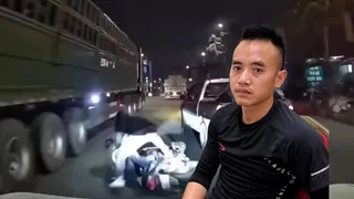 Bắt khẩn cấp Trần Anh Phương - tài xế xe bán tải tạt đầu làm 3 người đi xe máy ngã