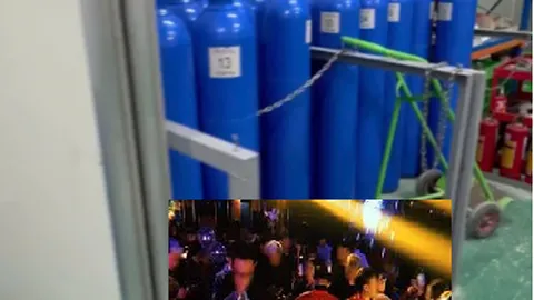 Clip: Mục sở thị kho hàng chứa cả nghìn tấn “khí cười”