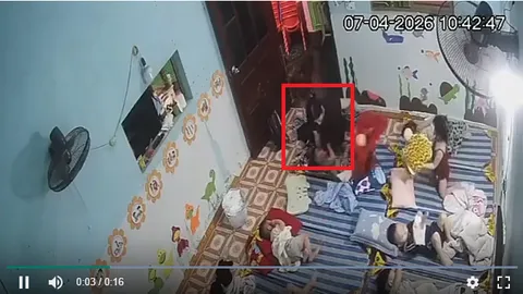 Clip nghi bạo hành trẻ mầm non ở Hưng Yên gây bức xúc: Cận cảnh 16 giây đau nhói lòng