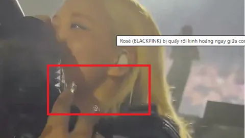 Rosé (Blackpink) đang biểu diễn thì có một bàn tay chạm đến tận ngực sàm sỡ gây phẫn nộ