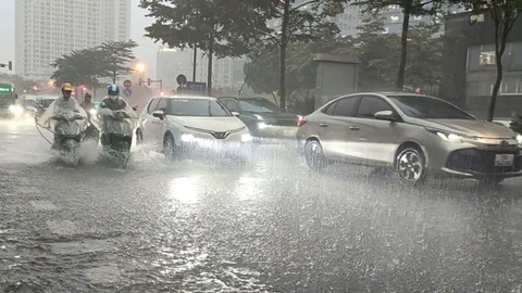 Bão số 10 (Bualoi) đổ bộ Hà Tĩnh, gió kinh hoàng, Hà Nội mưa dông dữ dội vượt 350mm