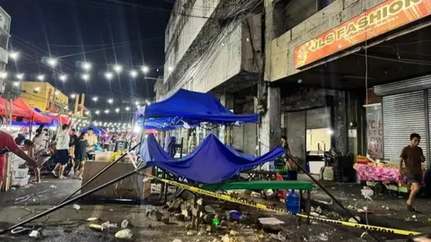 Khoảnh khắc động đất rung chuyển khiến hơn 20 người thiệt mạng ở Philippines qua clip 58 giây, những hình ảnh nhói lòng từ hiện trường đổ nát