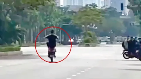 Con mượn xe máy đi học, bố nộp phạt 9 triệu đồng vì hành động này