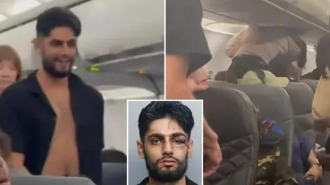 Clip: Tự nhiên bị bóp cổ trên máy bay, nam hành khách "phản đòn" đầy kịch tính