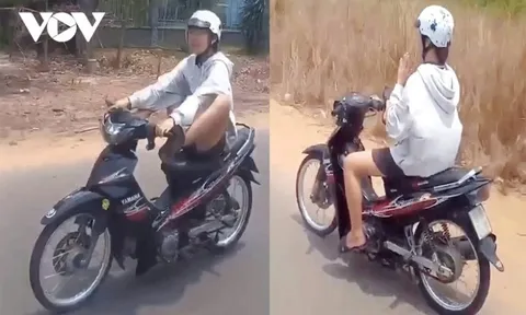 Xử phạt thanh niên “diễn xiếc” trên đường, quay video đăng lên mạng xã hội