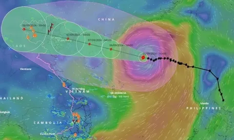 Diễn biến mới nhất bão số 3 Yagi: Đổ bộ đất liền vào chiều 7/9, khuyến cáo người dân ở nhà từ sáng