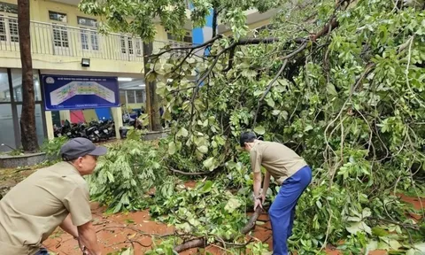 Hà Nội: 30 trường chưa thể đón học sinh đi học trở lại sau bão Yagi