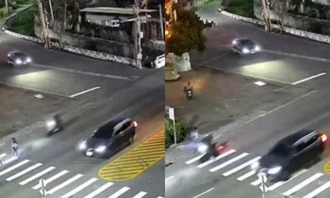 Clip: Diễn biến bất ngờ sau khi nữ sinh bị xe tông trực diện văng xuống đường