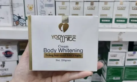 Kem dưỡng trắng, chăm sóc da nhãn hiệu Yody Phương Anh bị thu hồi vì không đạt chất lượng