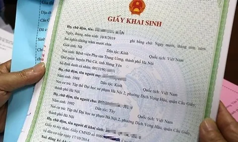 5 cái tên cấm kỵ khi làm giấy khai sinh cho con, biết ngay kẻo vi phạm pháp luật