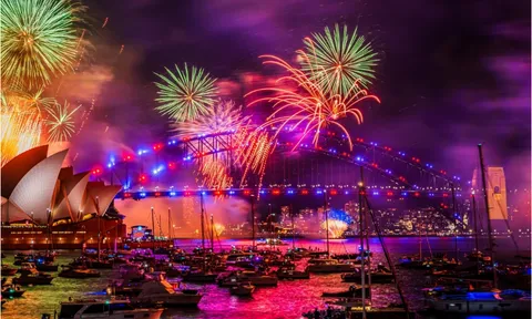 Clip: Màn bắn pháo hoa ước tính trị giá 6,3 tại Sydney thu hút 500 triệu người theo dõi