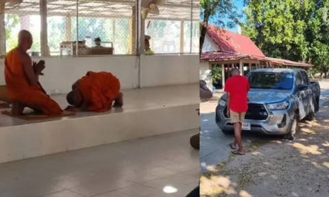 Ập vào chùa, phát hiện 1 sư thầy sử dụng ma tuý và quá khứ bất hảo