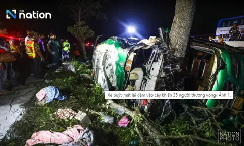 Clip: Hiện trường nhói lòng vụ tai nạn nghiêm trọng xe buýt mất lái trên cao tốc, 5 người tử vong, 30 người bị thương