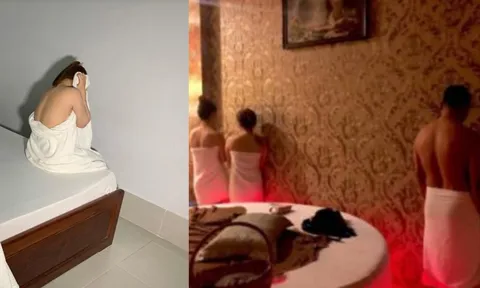 Bắt quả tang 4 nữ nhân viên không mặc đồ đang phục vụ khách: Lộ diện chiêu trò trâng tráo của tú ông