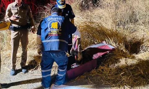 Chiếc vali màu đỏ bên đường chứa bộ xương người: Nhân chứng tiết lộ "điềm lạ" tại hiện trường