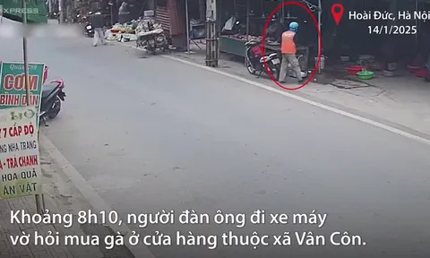 Clip: Thanh niên táo tợn cướp túi tiền của chủ quán ngay giữa phố chợ
