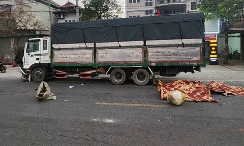 Hiện trường thương tâm vụ ô tô tải va chạm xe máy, 3 người tử vong