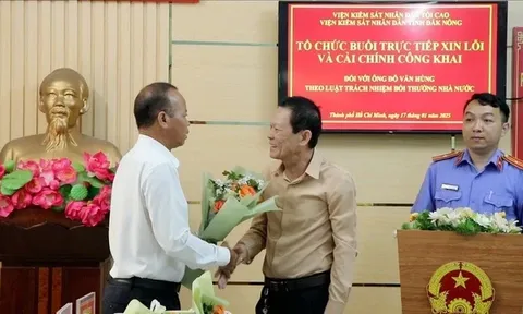 Viện KSND tỉnh Đắk Nông công khai xin lỗi người dân chịu án oan 10 năm