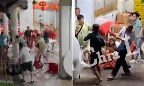 Clip: Hỗn chiến tại quán cà phê khiến 2 người nhập viện, 3 đối tượng bị bắt giữ