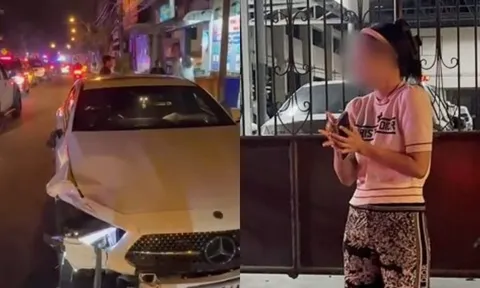 Nữ tài xế lái Mercedes hoảng loạn sau khi gây tai nạn khiến 2 người tử vong thương tâm