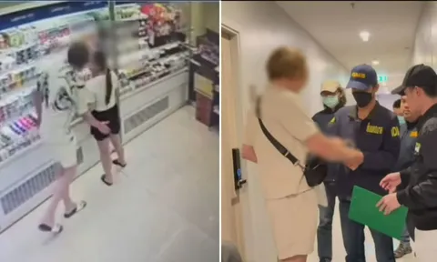 Clip: Sàm sỡ phụ nữ tại cửa hàng ở Thái Lan, du khách người Ba Lan bị bắt