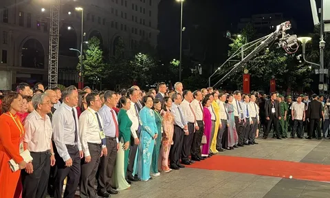 TP Hồ Chí Minh: Đông đảo người dân tham quan Đường hoa Tết Ất Tỵ 2025 trong đêm khai mạc