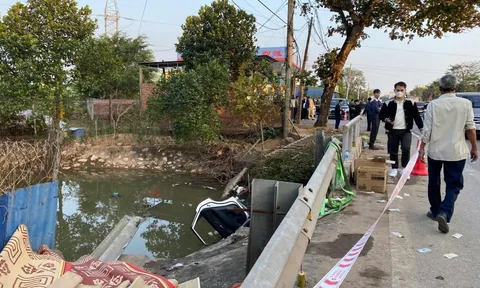 Danh tính nạn nhân và hiện trường thương tâm vụ tai nạn giao thông ở Nam Định, 7 người trong gia đình tử vong