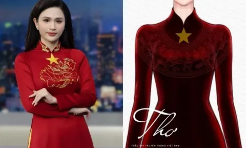 Tà áo dài khiến mạng xã hội “bùng nổ” tối Quốc khánh và câu chuyện chưa kể của NTK Nguyễn Thơ Thơ
