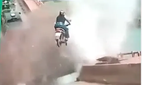 Khoảnh khắc cầu Juscelino Kubitschek sập: Camera hành trình ghi lại cảnh tượng kinh hoàng