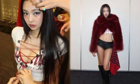 Jennie "xả kho" ảnh hậu trường: Body mướt mắt, thần thái chuẩn "It Girl" số 1 Kpop