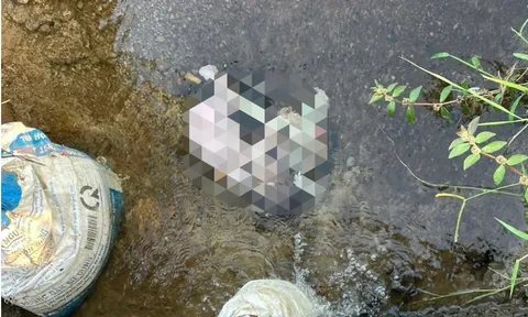 Phát hiện thi thể bé sơ sinh còn dây rốn nằm cạnh mương nước gần nghĩa trang, dấu hiệu nghi vấn gây chú ý