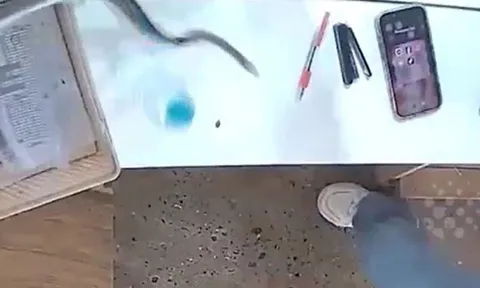 Camera ghi lại cảnh tượng "lạnh sống lưng" tại nhà hàng: Chỉ chậm 1 giây, điều tồi tệ đã xảy ra