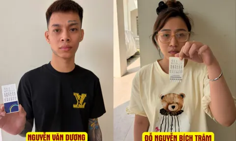 Bắt Nguyễn Văn Dương (quê Phú Thọ) và Đỗ Nguyễn Bích Trâm (quê Đà Nẵng)