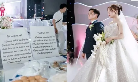 Hai chiếc ghế trống trong đám cưới và những lời nhắn gửi cha mẹ của cô dâu ở Hà Tĩnh khiến nhiều người rơi nước mắt