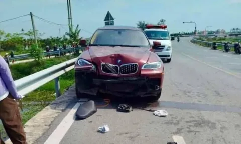 Xe ô tô BMW tông văng một người xuống mương nước, tử vong thương tâm: Nạn nhân là nguyên Chủ tịch UBND xã