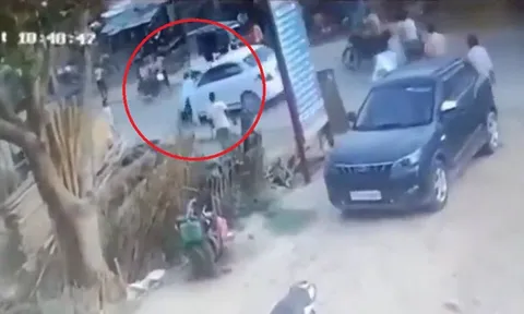 Bắt quả tang chồng chở "tiểu tam", vợ bám nắp capo bị kéo lê suốt 100m: Cảnh tượng ám ảnh