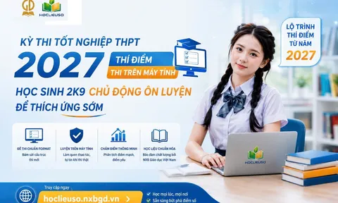 Thí điểm thi tốt nghiệp THPT 2027 trên máy tính: Học sinh 2K9 chủ động thích ứng từ sớm