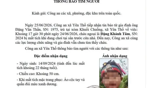 Vụ tìm kiếm bé trai 22 tháng tuổi mất tích ở Cao Bằng: Điều kỳ diệu không xảy ra, thi thể được tìm thấy ở đâu?