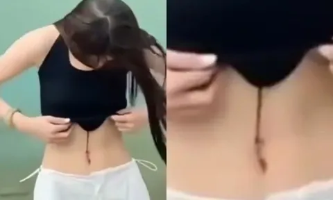 Clip: Khoe eo thon bên hồ, cô gái "hồn bay phách lạc" vì đỉa bám hút máu trên người