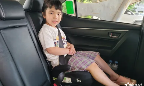 Từ 15/8, chở trẻ em trên ô tô không có ghế an toàn bị xử lý thế nào?