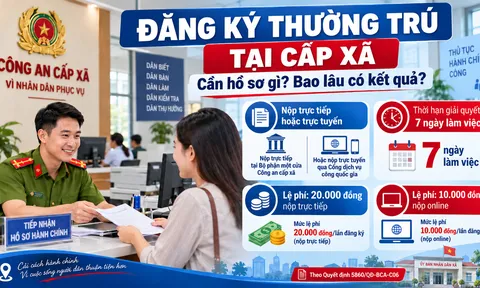 Đăng ký thường trú tại cấp xã mới nhất: Hồ sơ cần gì, giải quyết trong bao lâu?