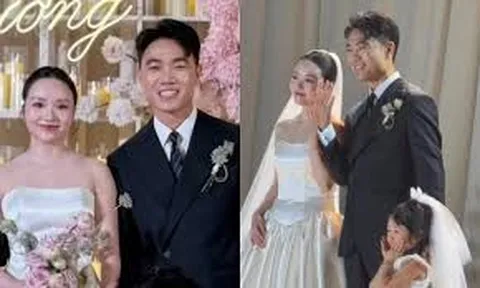 Xuân Trường và Nhuệ Giang tổ chức hôn lễ sau 5 năm đính hôn, con gái đảm nhận vai trò đặc biệt