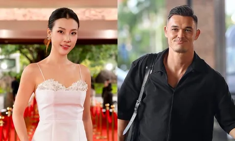 Chỉ vì xuất hiện trên khán đài, Hoàng Oanh và Patrik Lê Giang bị đồn hẹn hò, thực hư ra sao?