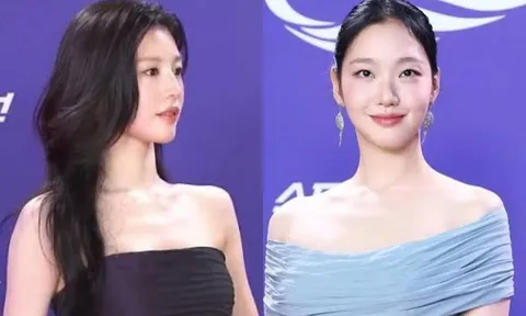 Không phải váy áo, đây mới là lý do khiến bờ vai của Kim Go-eun và Go Yoon-jung "chiếm spotlight" tại Blue Dragon 2026