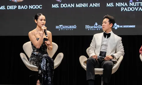 Kiều Minh Tuấn và Diệp Bảo Ngọc lại bị "đẩy thuyền" sau một khoảnh khắc trên thảm đỏ
